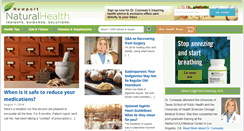 Desktop Screenshot of newportnaturalhealth.com