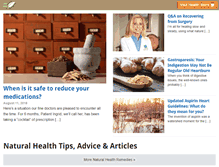 Tablet Screenshot of newportnaturalhealth.com
